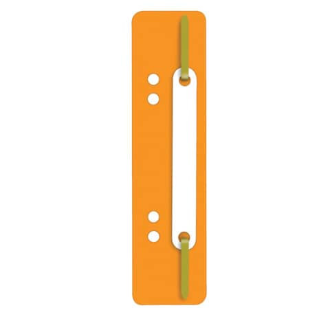 Heftstreifen PP 34x150mm 25ST orange Q-CONNECT 2012500610 Plastikdeckleiste