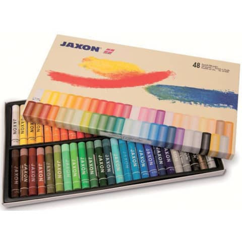 Pastell-Ölkreide sort. JAXON 47448 48er-Et