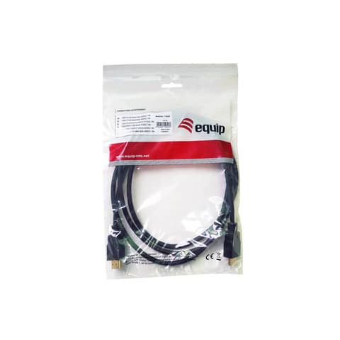 HDMI 2.0 Male to Male Cable, 3.0m, black EQUIP 119351
