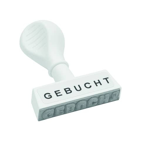 Stempel Gebucht WEDO 193 12 45x6mm