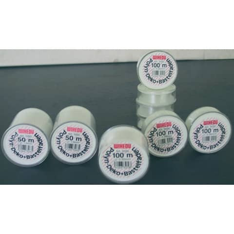 Perlonfaden D1mm 50m HECKMANN 530.006 36kg