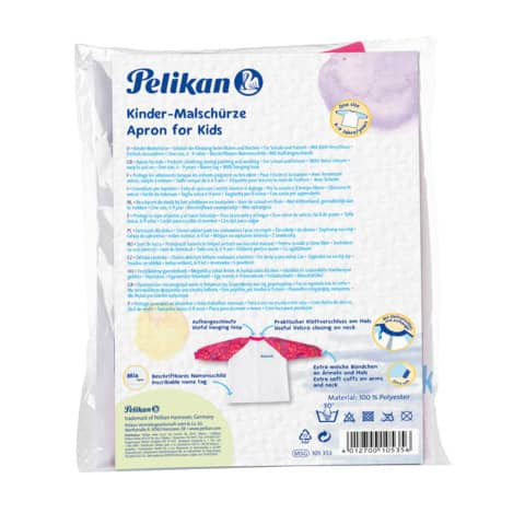 Malschürze Girl Ärmel rot PELIKAN 400141590 105353 MSG
