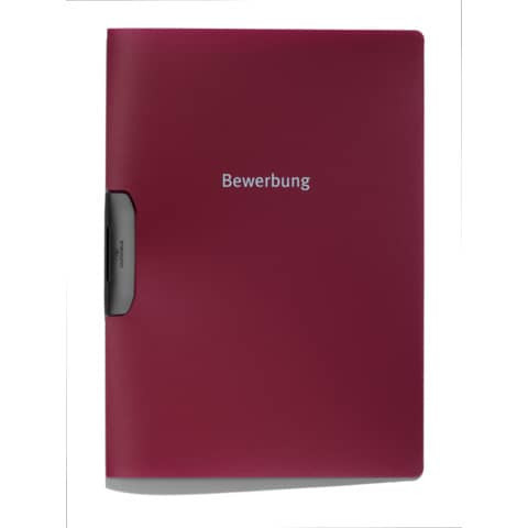 Bewerbungsmappe A4 dunkelrot DURABLE 2289 31 Duraswing job