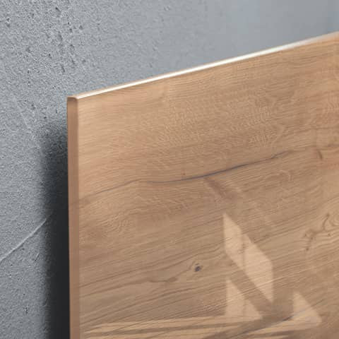 Magnettafel Glas Natural-Wood SIGEL GL258 910x460x15 mm