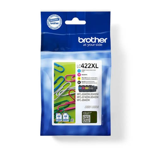 Value Pack sw,c,m,y BROTHER LC422XLVAL