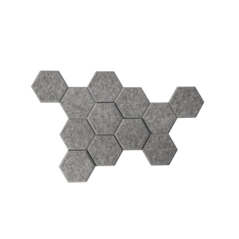 Wandelement Akustik grau HAMMERBACHER VAWB15/5 8x1,6 4x 2,5 cm