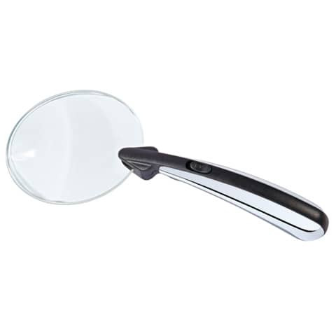 Lupe rund LED schwarz/chrom WEDO 271 7548 8cm