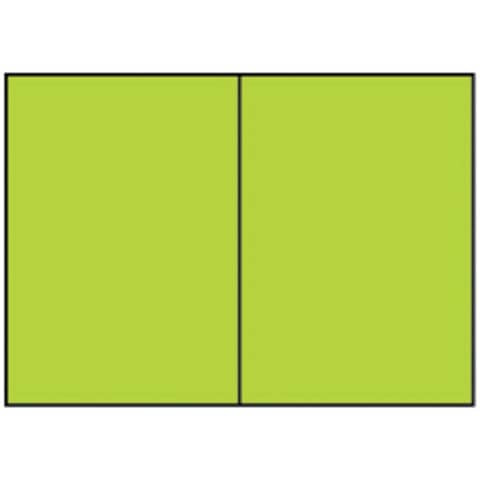 Briefkarte Paperado B6 HD PL maigrün RÖSSLER 16407222 240x169mm gerippt