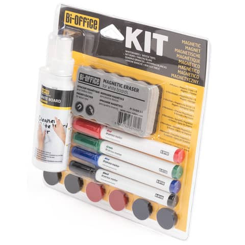 Whiteboard-Starter-Kit - Stifte, Magnete, Löscher, Reinigungsspray