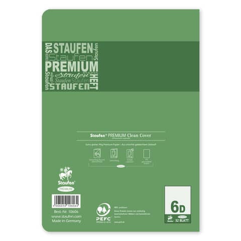 Heft A5 32BL Lin.6 blanco STAUFEN PREMIUM 734010606