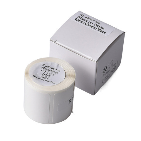 Thermoetikette für GG-AT 50EW weiß G&G 21250 40x60mm