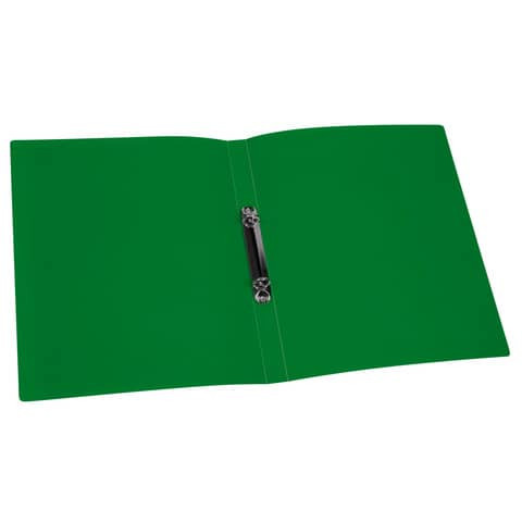 Schulordner A4 transluzent grün Q-CONNECT KF02911 2 Ring 16mm