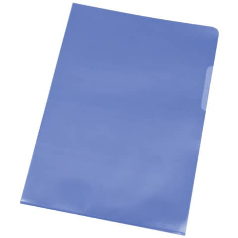 Sichthülle A4 100ST PP blau genarbt Q-CONNECT KF00307 100810650 0,12mm