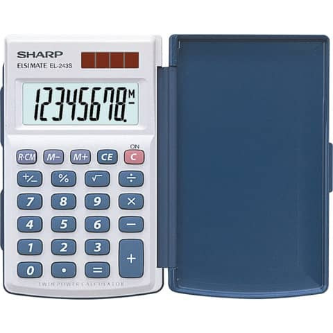 Taschenrechner 8-stellig SHARP EL243S