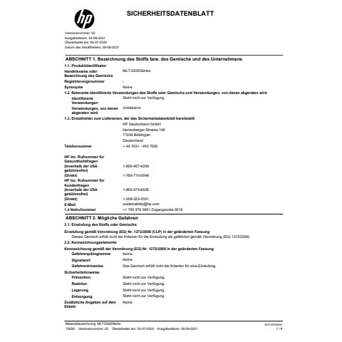 Lasertoner MLT-D205L HY schwarz HP SU963A