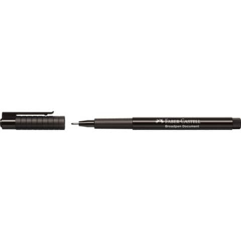 Feinliner Broadpen schwarz FABER CASTELL 155499 0.8mm