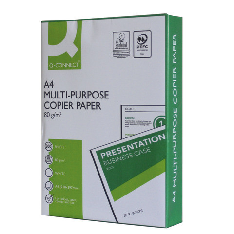 Kopierpapier A4 80g weiß Q-CONNECT KF01087 ECF 500Bl