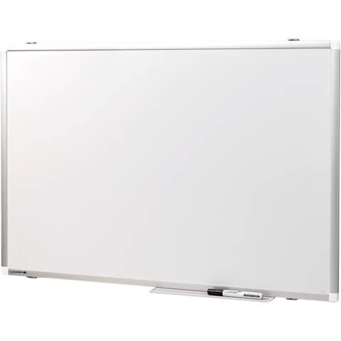 Whiteboardtafel Premium Plus - 90 x 60 cm, weiß, magnethaftend, Wandmontage