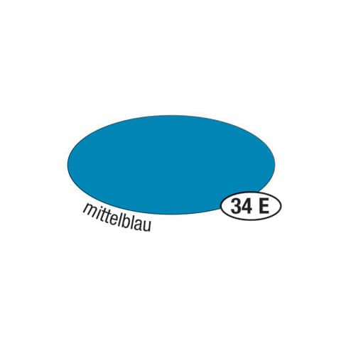 Fotokarton 70x100cm mittelblau FOLIA 68010/34