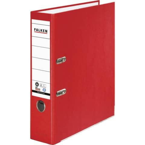 Ordner Papier A4 8cm rot FALKEN 11285632 Recycolor