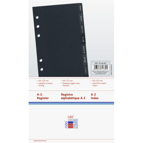 Ersatzregister Adress Telefon A6 RIDO 7066812 für Timing 2