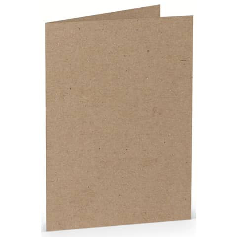 Briefkarte Paperado A6 HD kraft RÖSSLER 16400662 105x148mm gerippt