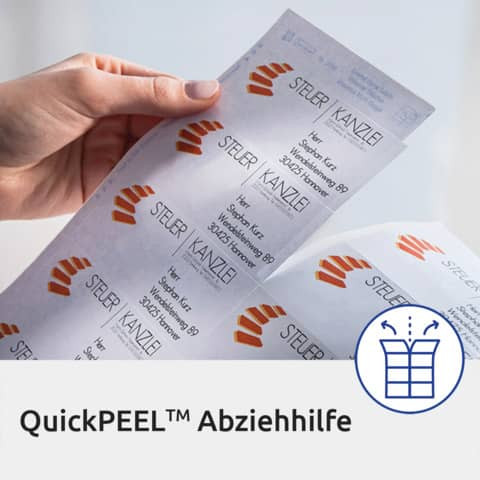 Universaletiketten 199.6x289mm weiß ZWECKFORM L7167-100
