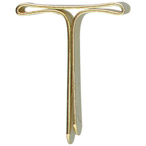 Musterklammern Flachkopf 16mm ALCO 590/41 vermessingt Ds100St