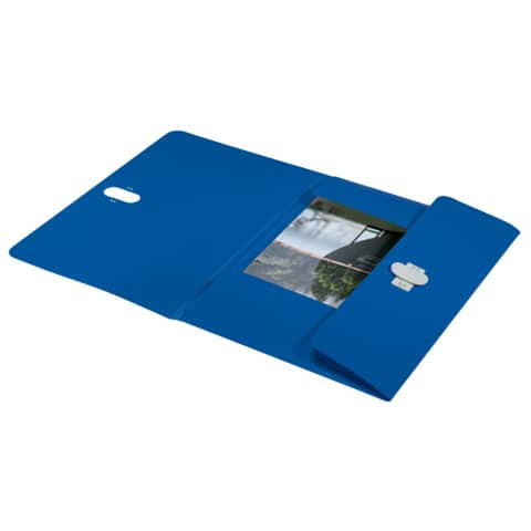 Gummizugmappe Recycle A4 PP blau LEITZ 4622-00-35