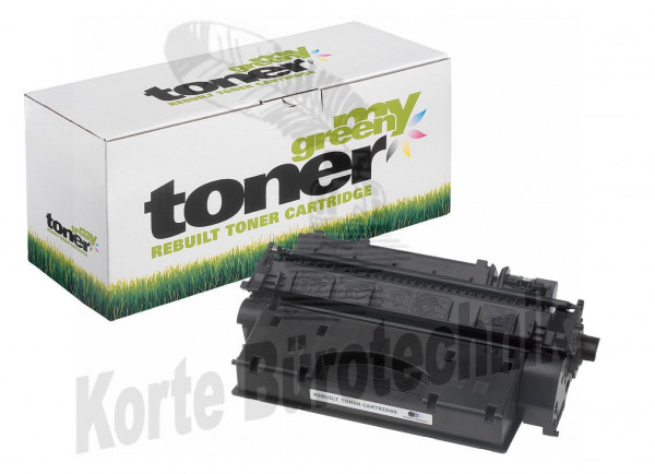 my green toner Toner-Kartusche schwarz HC (133589) ersetzt 05X, 719H