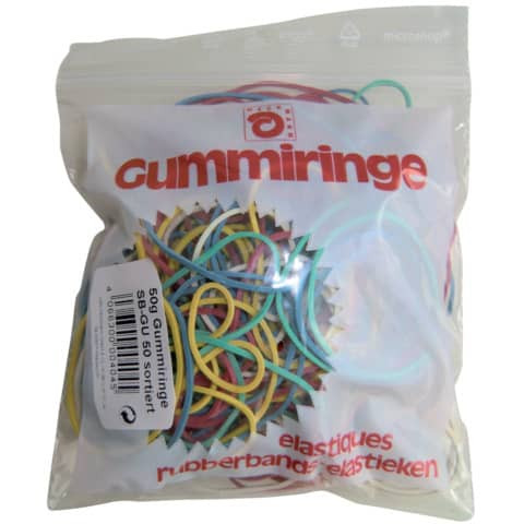 Gummiringe 50g sort. WIHEDÜ 510.020 SBGU
