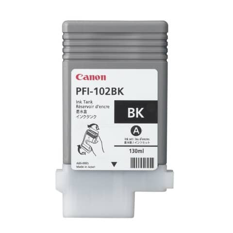 Inkjetpatrone PFI-102BK sw CANON 0895B001 130ml