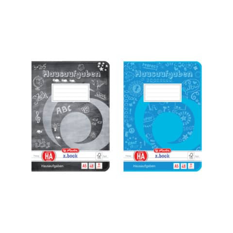 Hausaufgabenheft A5 48BL farbig HERLITZ 300003840 201509