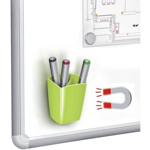 Schreibköcher magnet. grün CEP 1005310301 530M G
