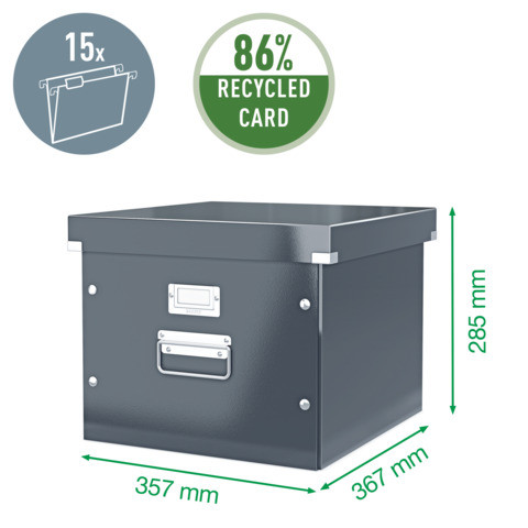 Archivbox Hängereg. schwarz LEITZ 6046-00-95 click&Store