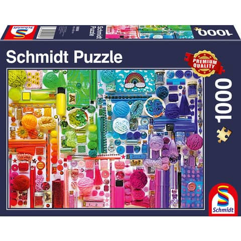 Puzzle Regenbogenfarben - 1.000 Teile