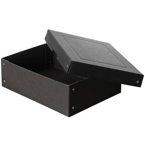 Aufbewahrungsbox A4/100mm schwarz FALKEN 22001704 PURE Black Box