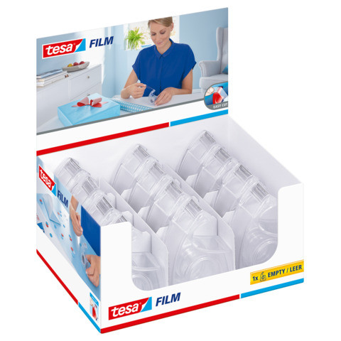 Handabroller 19mm 10m transp. TESA 57445-00001-00 leer Easy Cut
