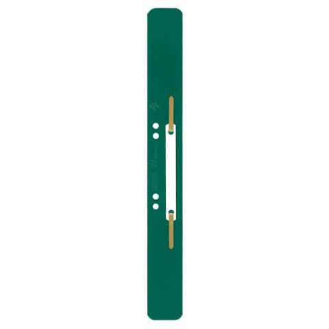 Heftstreifen PP 3.5x31cm 25ST grün LEITZ 3711-00-55 m. Kunststoffdeckleist