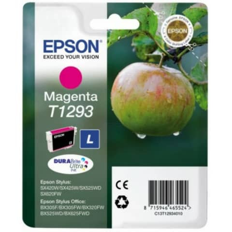 Original Epson Tintenpatrone magenta (C13T12934012,T1293,T12934012)