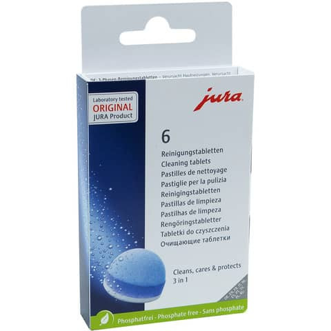Reinigungstabletten 3-Phasen 6ST JURA 10001806 24225
