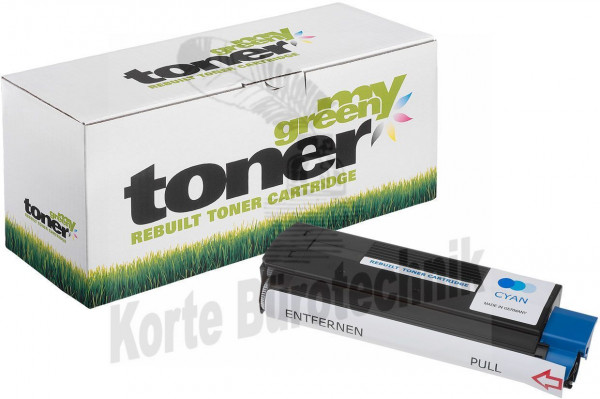my green toner Toner-Kit cyan HC (180231) ersetzt TYPE-C6, 42804515, B0456