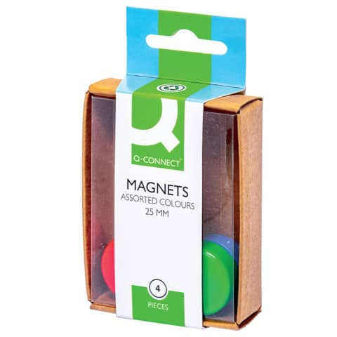 Magnet D25mm sortiert Q-CONNECT KF02041 4ST