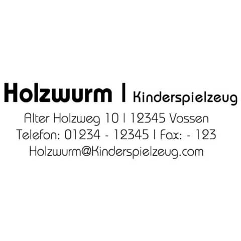 Textstempel + Gutschein max.6 Zeilen TRODAT 4913 Printy