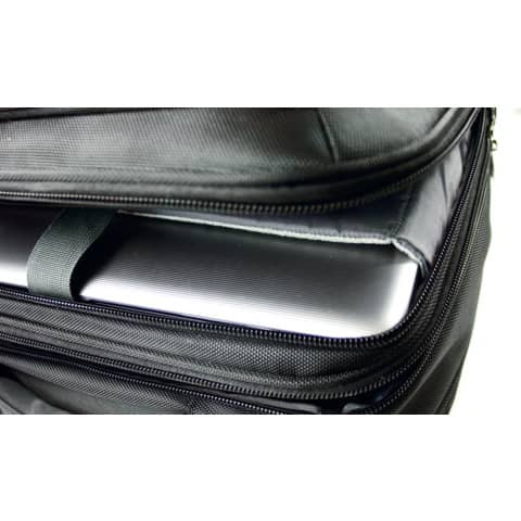 Bussinesstrolley schwarz DONAU 2610102-01