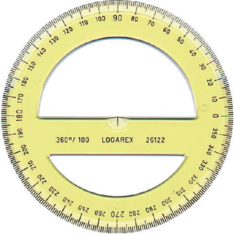 Winkelmesser 360° (Voll) SEEHAUS 746278 Kunststoff