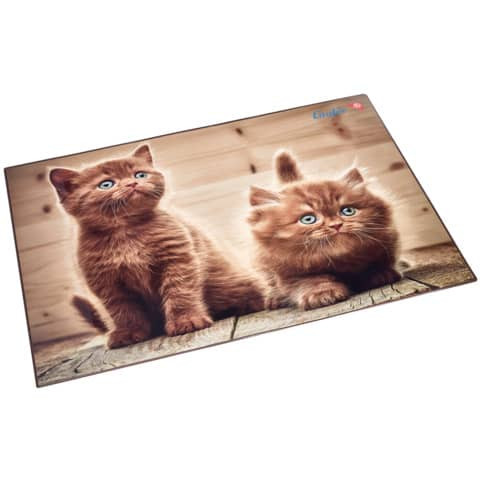 Schreibunterlage Motiv 53x40cm LÄUFER 46650 Neugierige Kätzchen