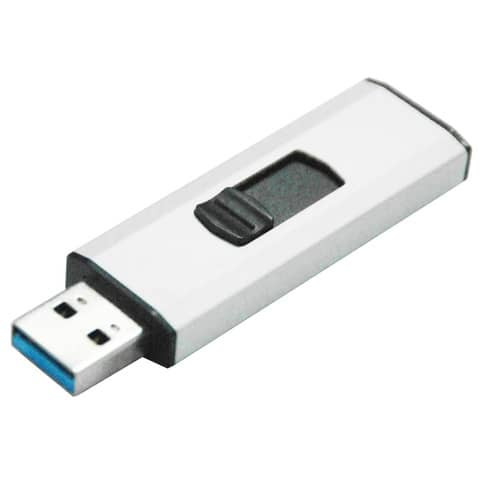 USB Stick 3.0 super speed inkl. URA silb Q-CONNECT KF16371 64GB