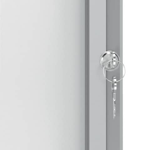 Schaukasten mit Klapptür 12x A4 weiß NOBO 1902581