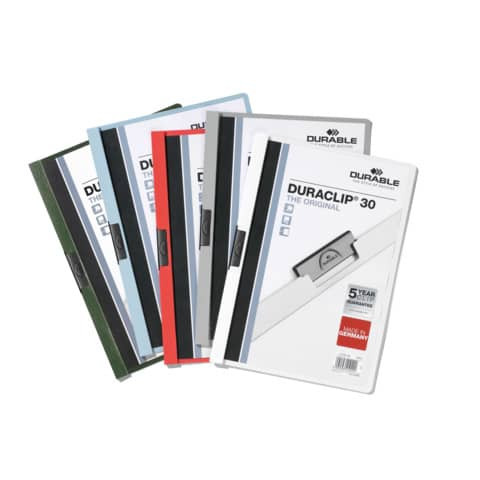 Klemmmappe Duraclip A4 sortiert DURABLE 2200 00 30 Blatt